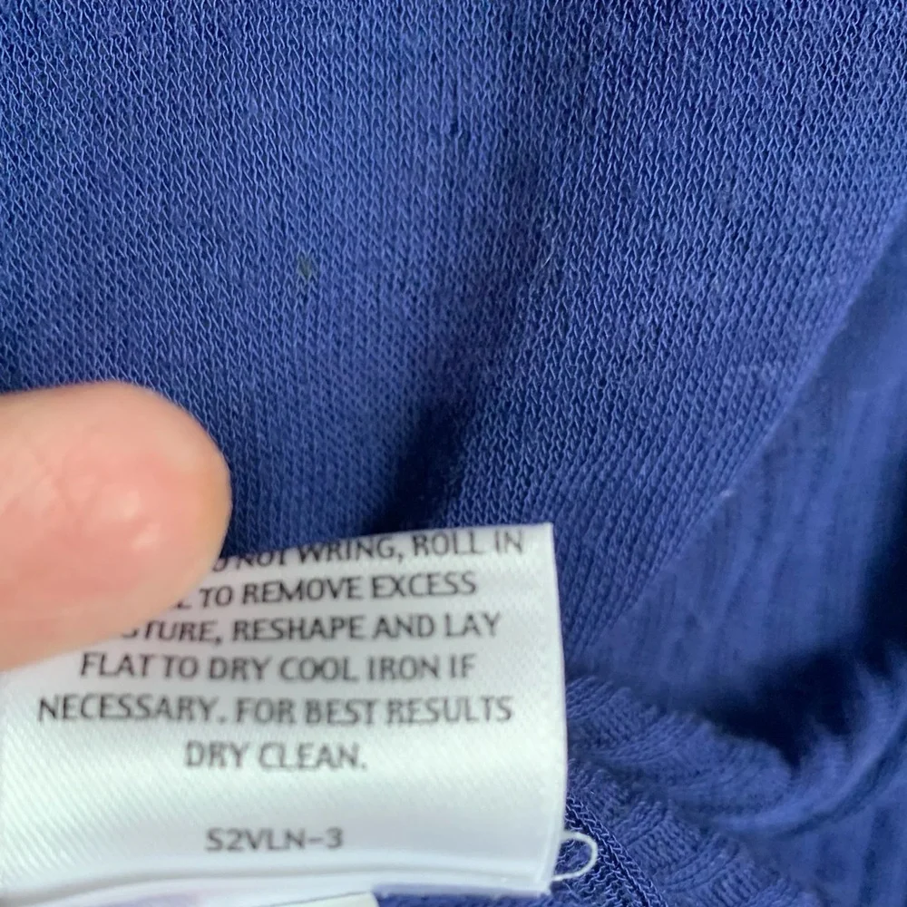 SALE🔥 Eileen Fisher Purple Linen Viscose V- Neck Tunic - Picture 9 of 11